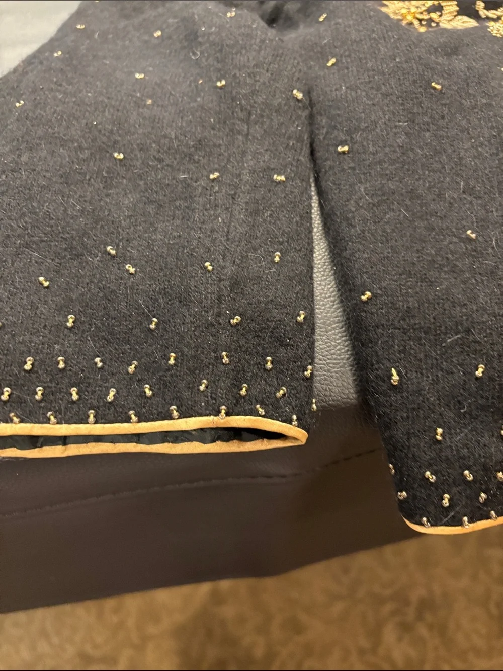Vintage Asian Style Wool Cardigan